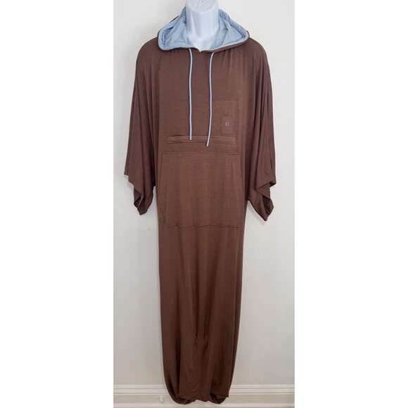 Jambys Cozy Cloak Brown Wearable Blanket Hoodie Size OS One Size Unisex Robe - Picture 1 of 5